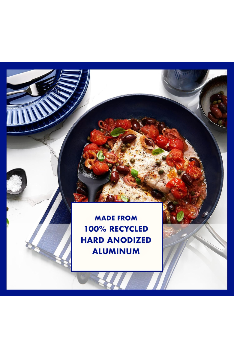 Blu. 11 inch Induction Frying Pan, Alternate, color, Black