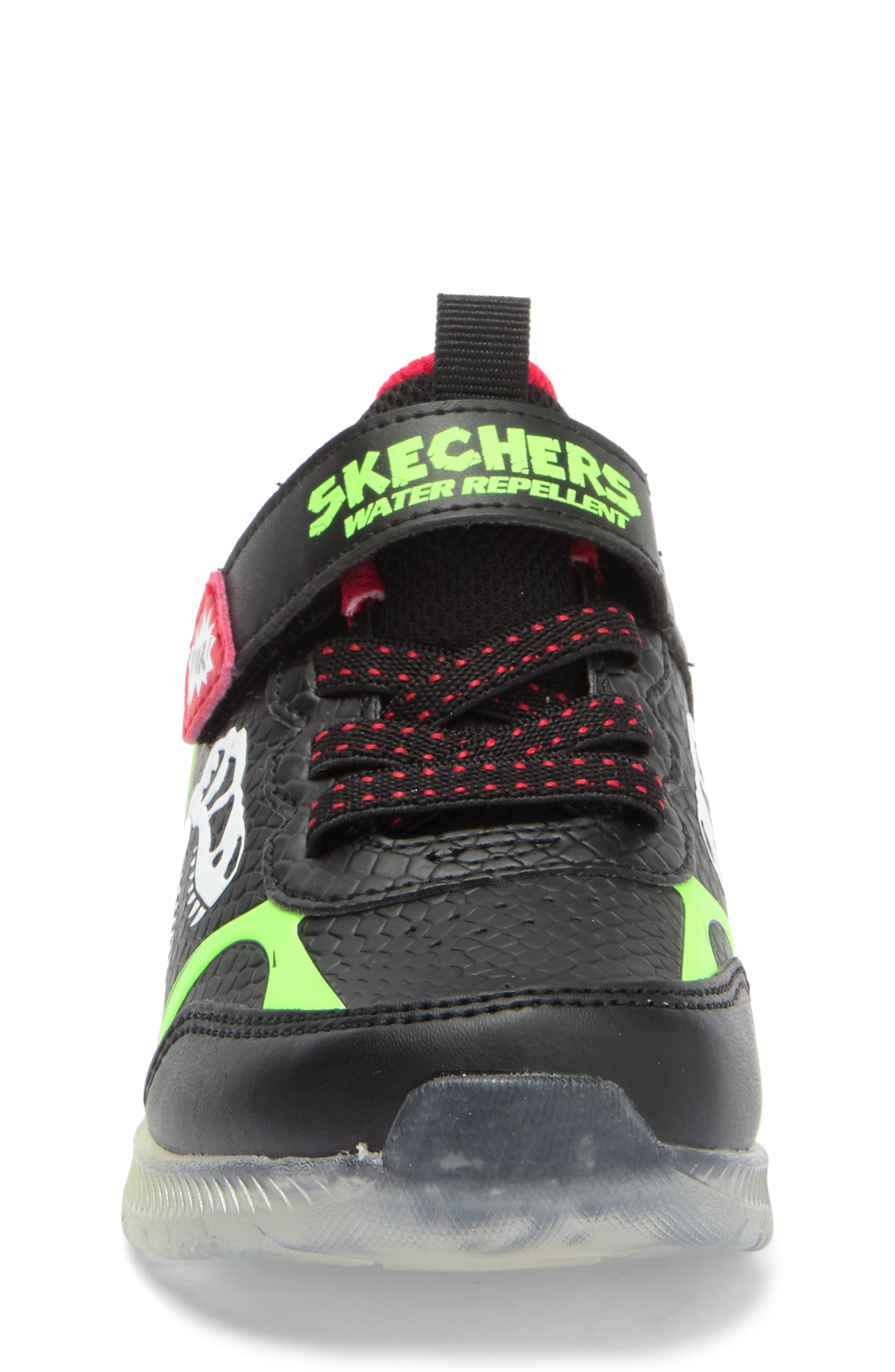 SKECHERS Kids' Illumi-Brights Sneaker, Alternate, color, Black/ Lime