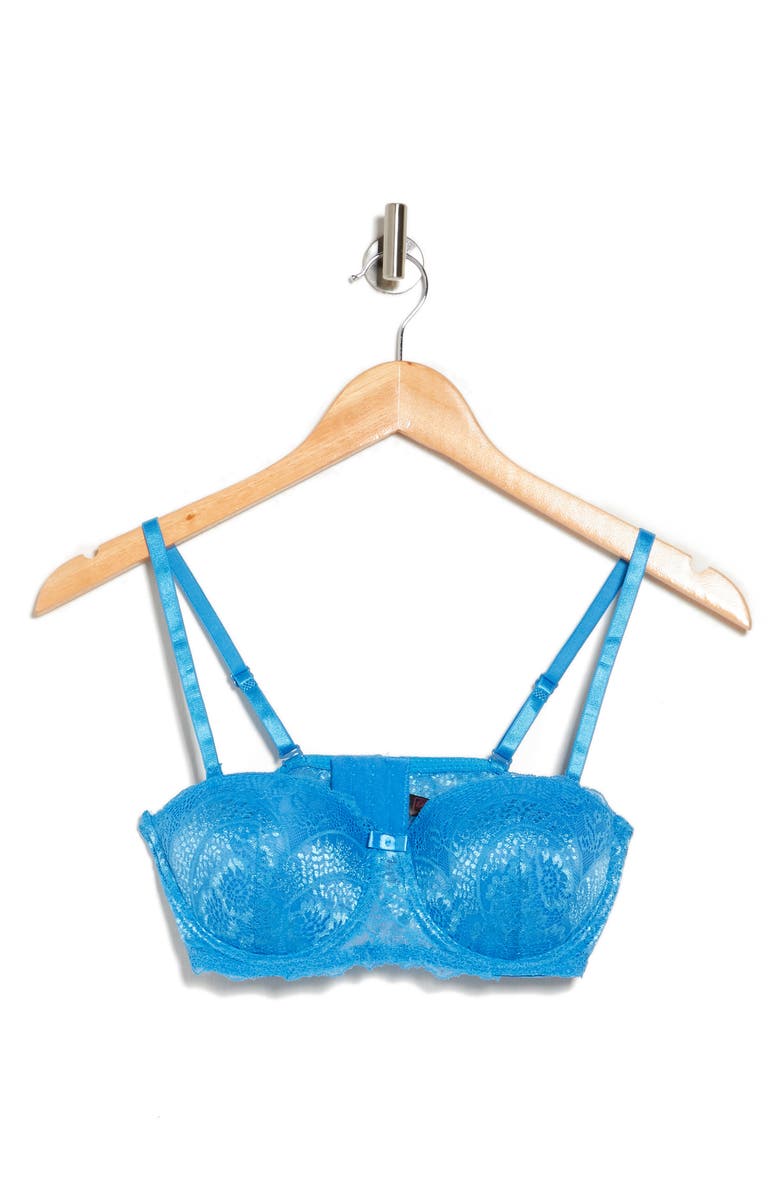 SECRET LACE Lace Underwire Balconette Bra, Alternate, color,