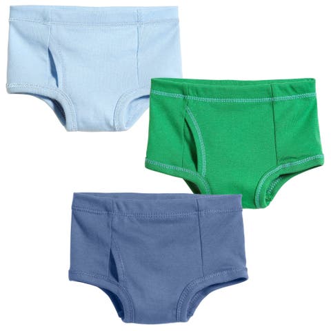 Boys Soft 100% Cotton Brief 3-Pack