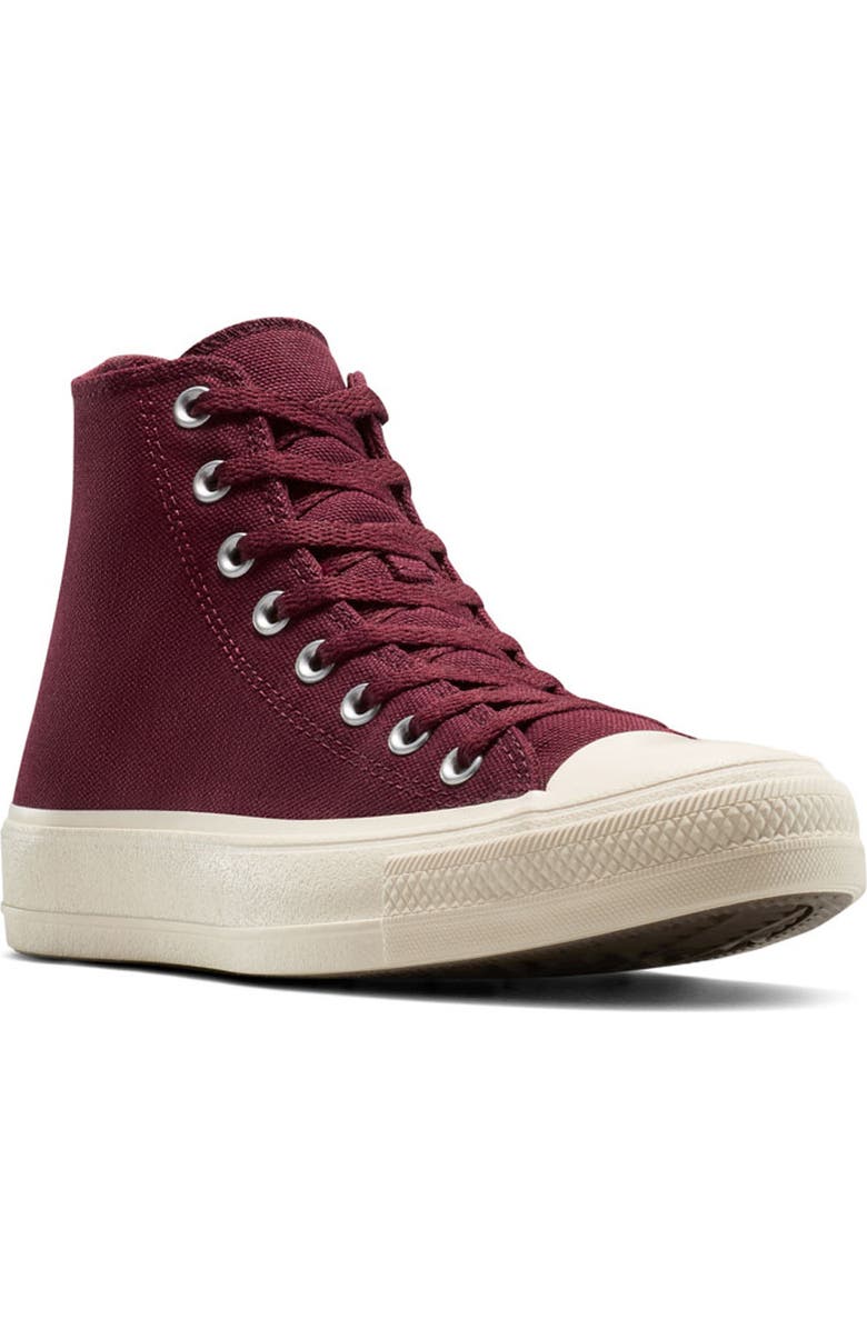 Converse Kids Chuck Taylor<sup>®</sup> All Star<sup>®</sup> 70 High Top Sneaker, Main, color, Deep Bordeaux/ Natural Ivory