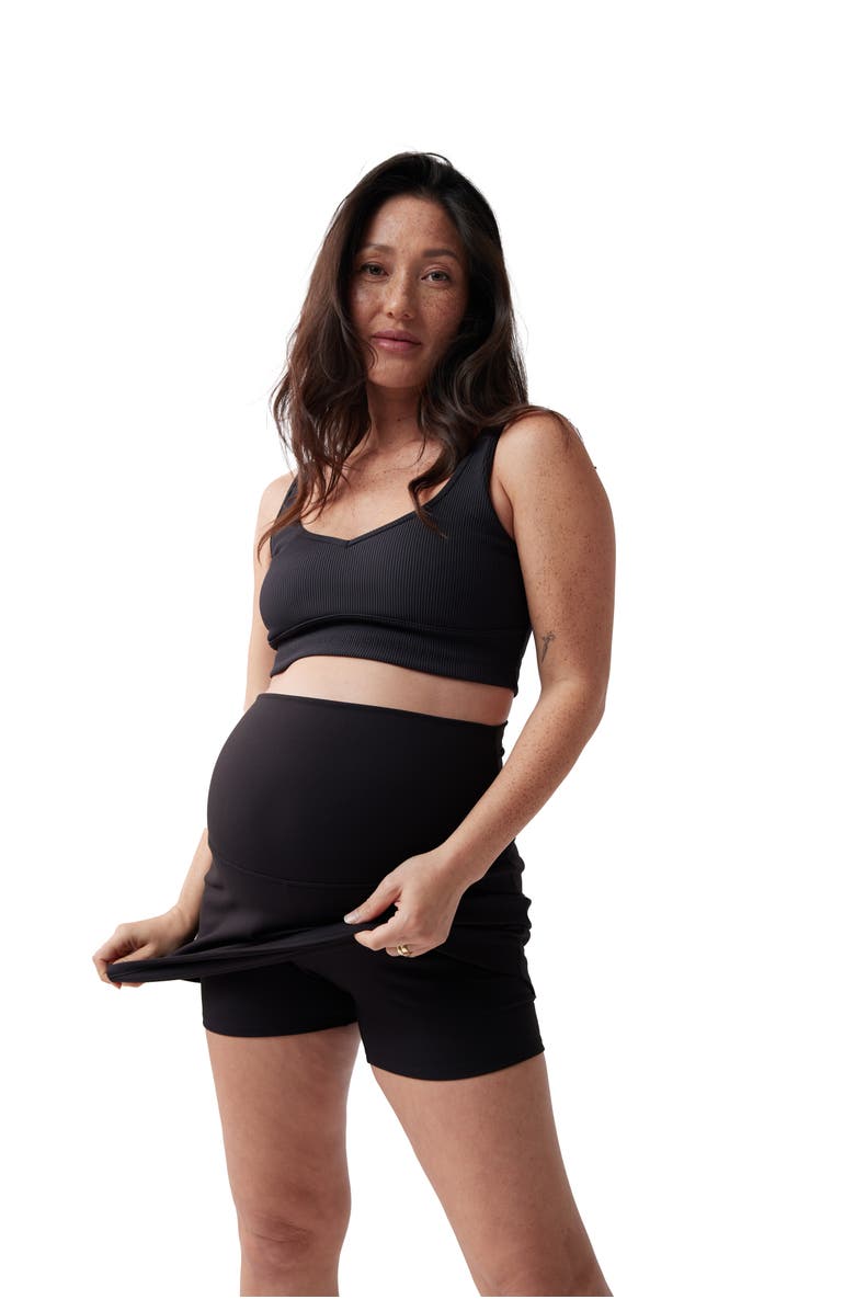 Ingrid & Isabel ACTIVE SKORT, Alternate, color, Black