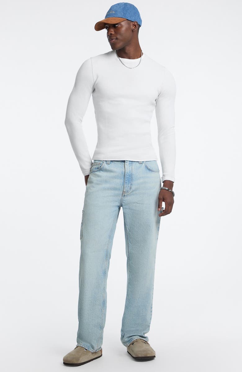 GUESS G19 Cargo Jeans, Alternate, color, Light Blue