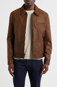 Schott NYC Leather Trucker Jacket
