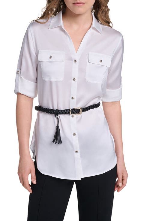 Oversized Belted Shirt