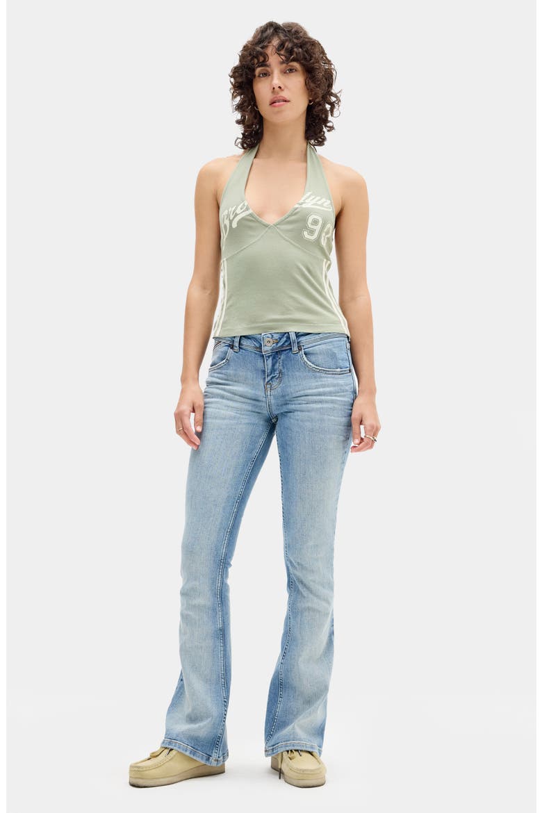 Brooklyn 98 Halter Top, Alternate, color, GREEN