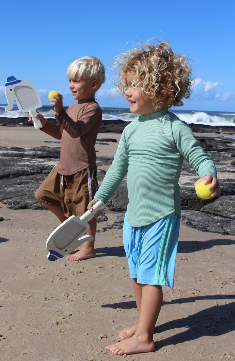 Sunnylife Kids' Eli the Elephant Beach Bats, Alternate, color, Grey