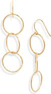 Kiara by Ki-ele Trinity Trio Linear Drop Earrings