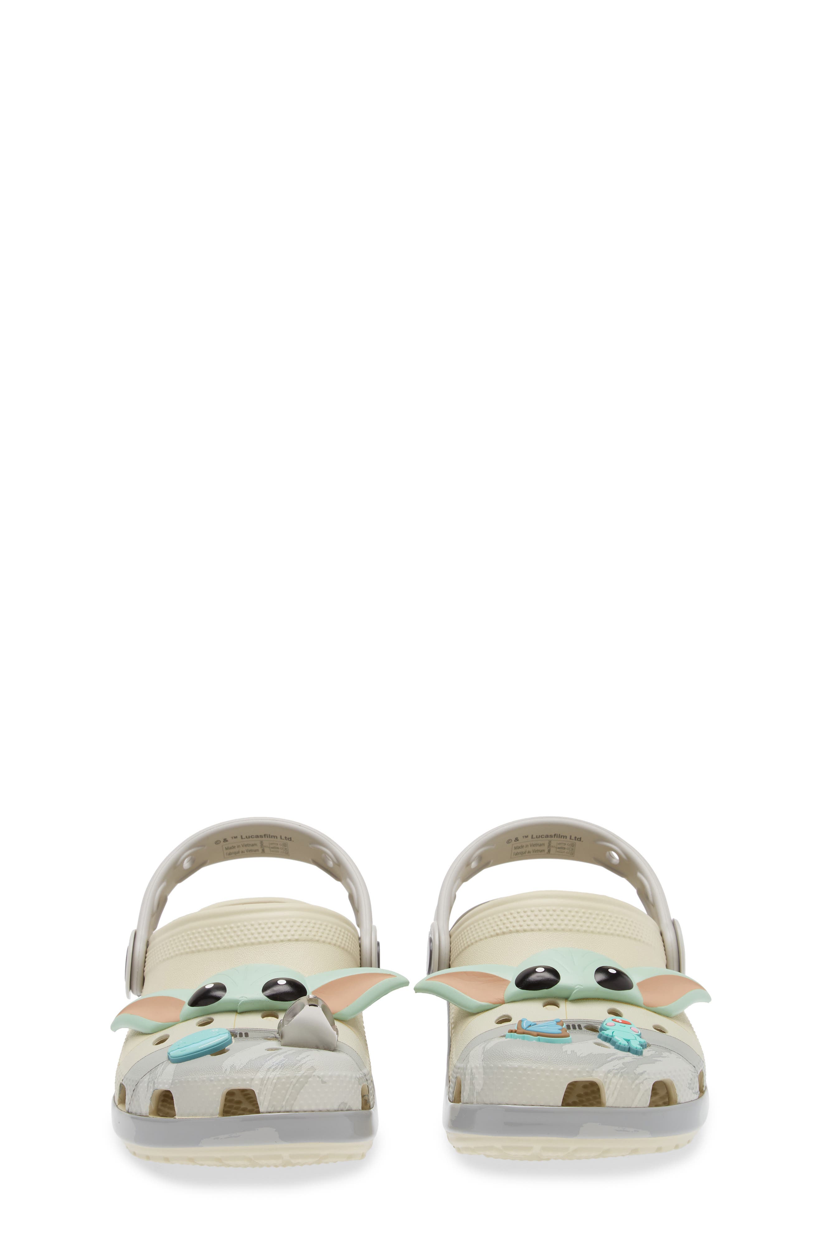 CROCS Kids' Classic Star Wars<sup>®</sup> Grogu Clog with Jibbitz, Alternate, color, 