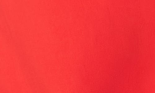 Lost + Wander Halter Neck Bubble Hem Cotton Midi Dress In Red