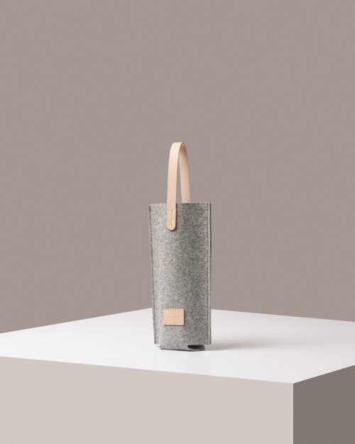 Graf & Lantz Graf Lantz Hana Merino Wool Bottle Bag In Granite