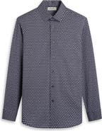 Bugatchi James OoohCotton® Geo Button-Up Shirt