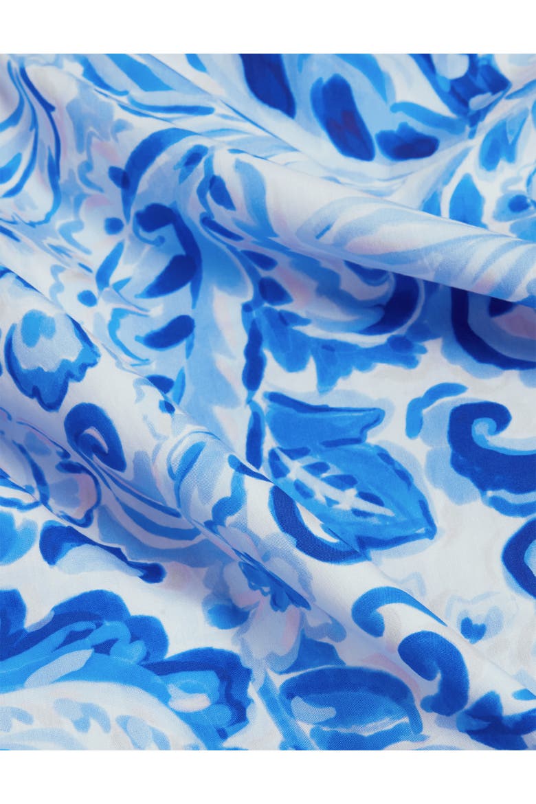 Antonella Paisley Print Midi Skirt, Alternate, color, Bluemulti