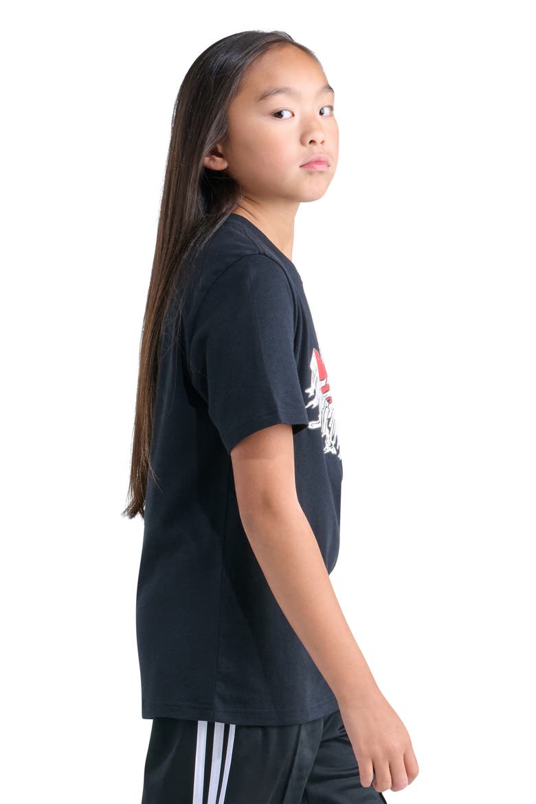 Kids' Gum Logo Cotton Graphic T-Shirt, Alternate, color, BLACK