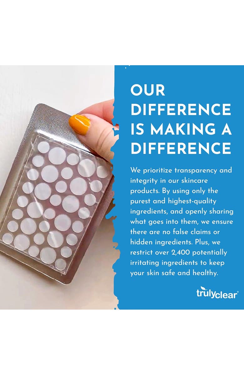 TRULY CLEAR Hydrocolloid Acne Dots 72Ct 2 Sizes, Alternate, color, Multicolored