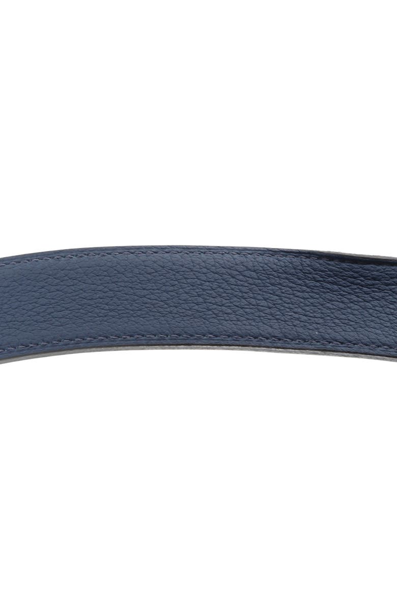 Pre-Owned Hermes Constance Reversible Belt Leather with So Black Matte Hardware Wide, Alternate, color, Black