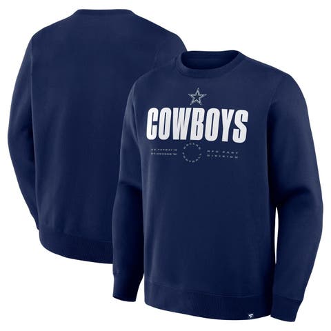 Men's Fanatics Navy Dallas Cowboys Direct Handoff Legacy Pullover Sweatshirt