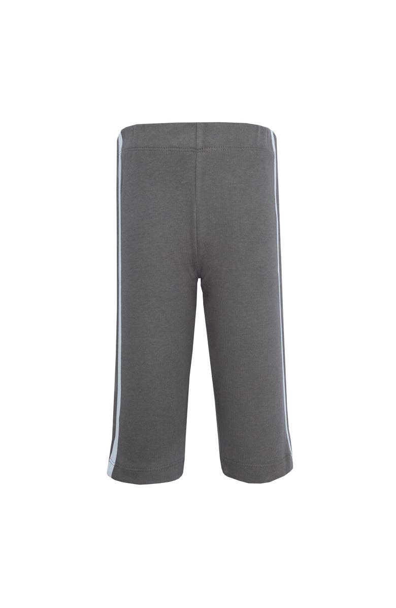 Hudson Baby 4Pk Cotton Athletic Pants, Alternate, color, Heather Gray Blue