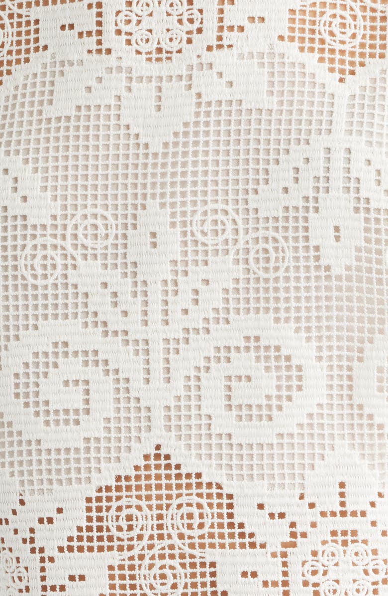 KOBI HALPERIN Shelly Lace Sleeveless Top, Alternate, color, Ivory