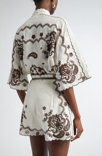 Ascension Embroidered Linen Shirt