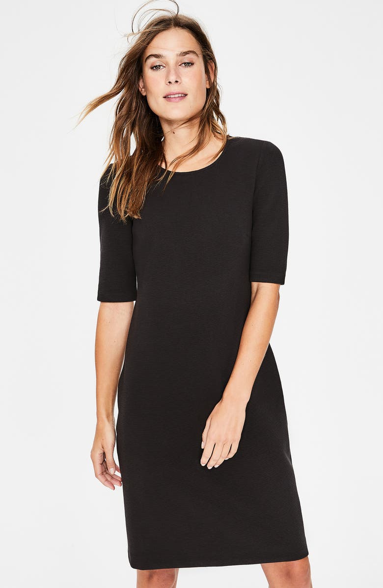 Boden Jemima Ottoman Sweater Dress, Alternate, color, Black
