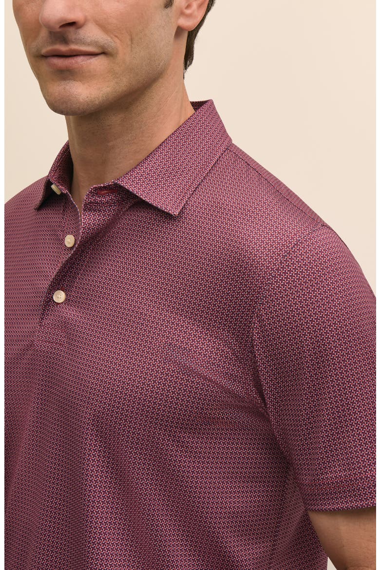 Performance Microprint Polo, Alternate, color, NAVY MULTI