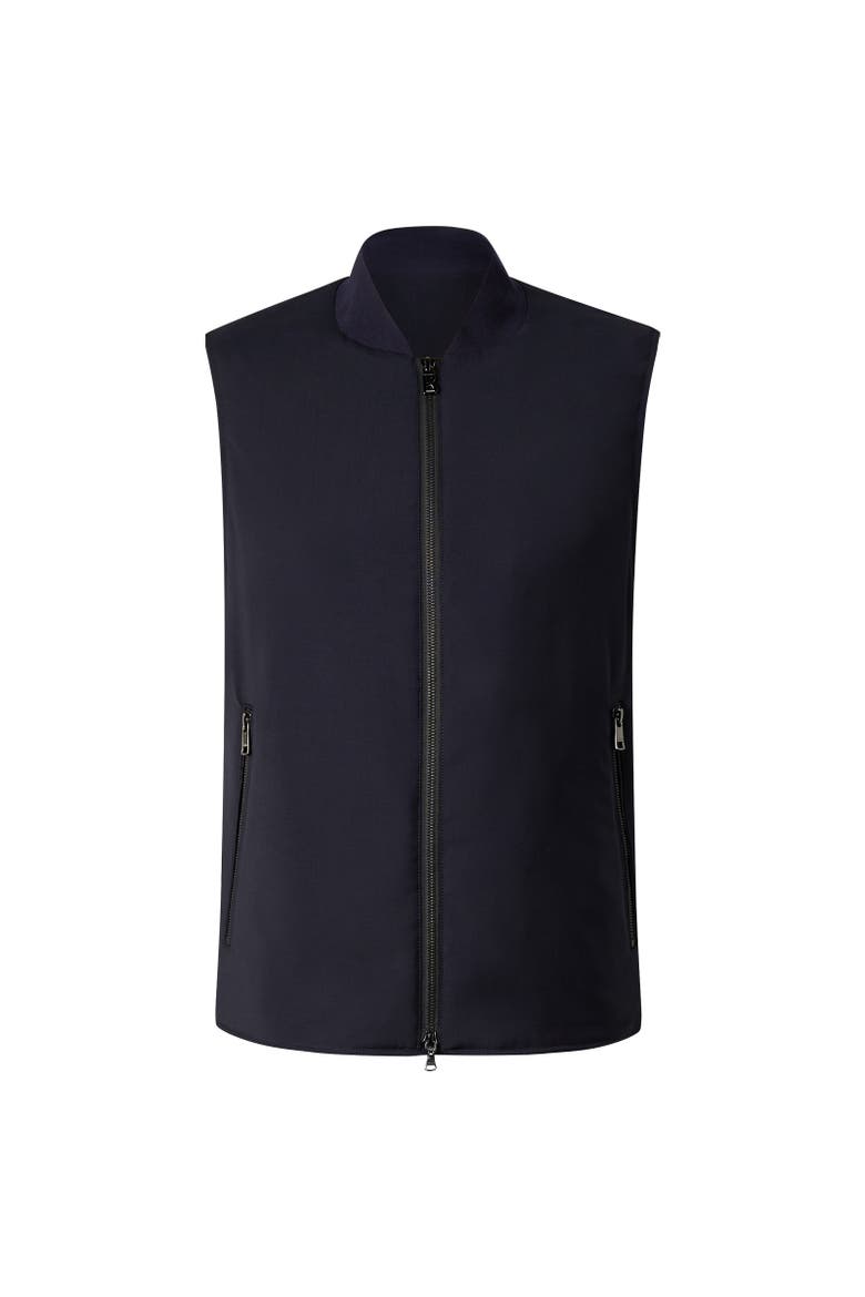 Virgin Wool Vest Jeff, Main, color, Navy blue