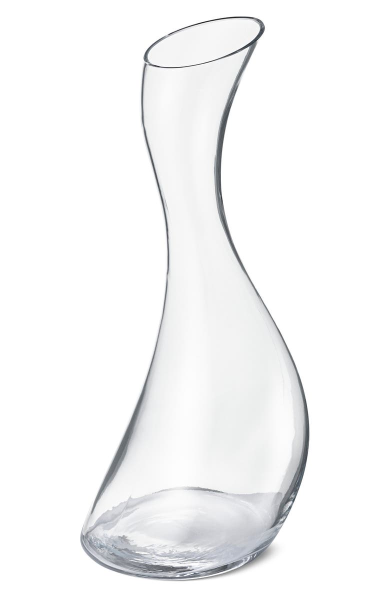 Georg Jensen Cobra Glass Carafe, Alternate, color, Clear