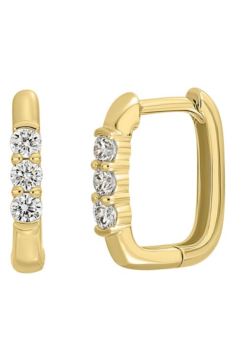 Varda Diamond Square Hoop Earrings (Nordstrom Exclusive)
