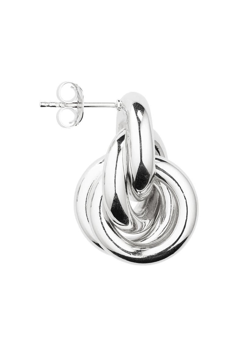 Vera Knot Tie Sterling Silver Earrings, Alternate, color, 925 STERLING SILVER