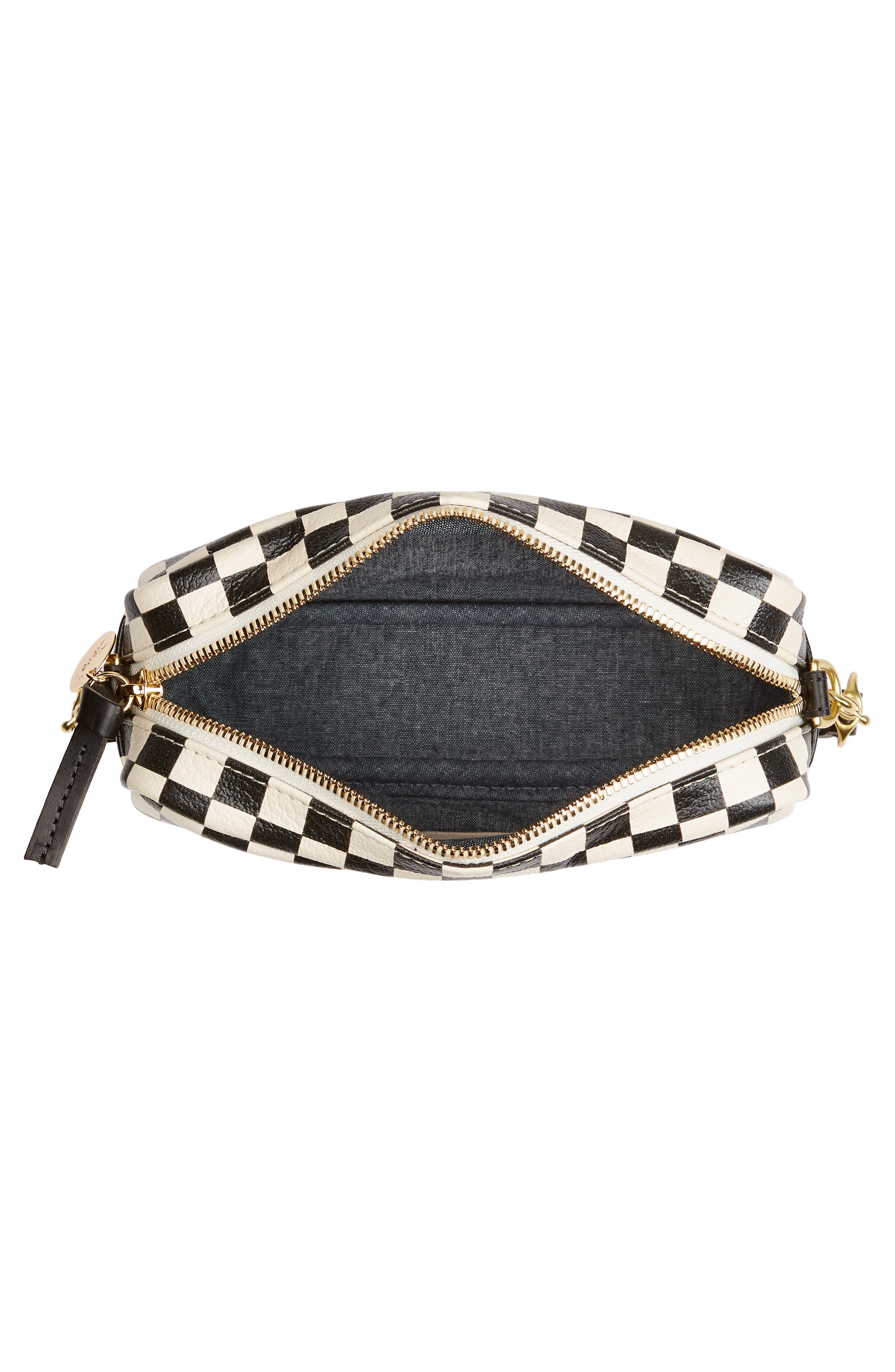 Clare V. Midi Sac Checkerboard Leather Crossbody Bag, Alternate, color, 