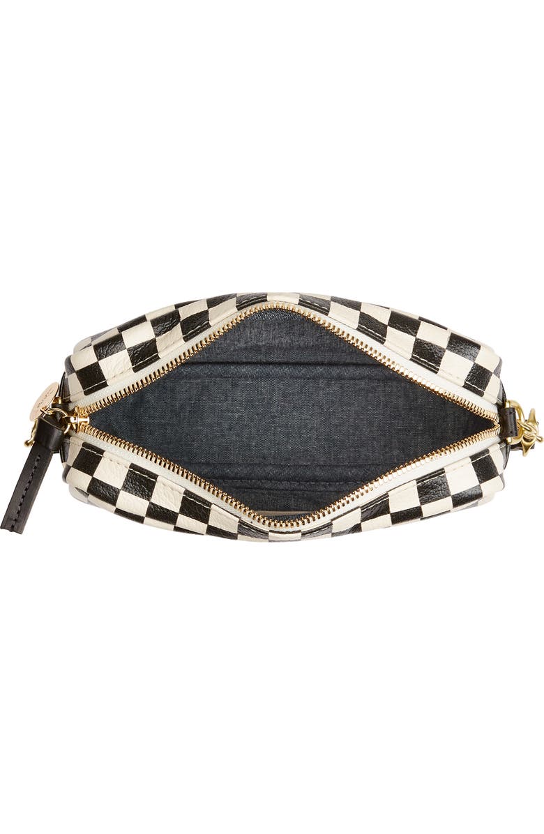 Clare V. Midi Sac Checkerboard Leather Crossbody Bag, Alternate, color,