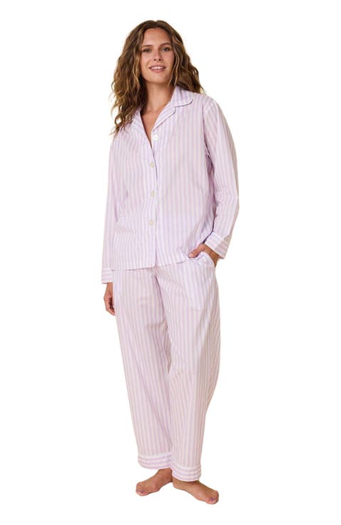 Luxe Pima Pajama Set Floral