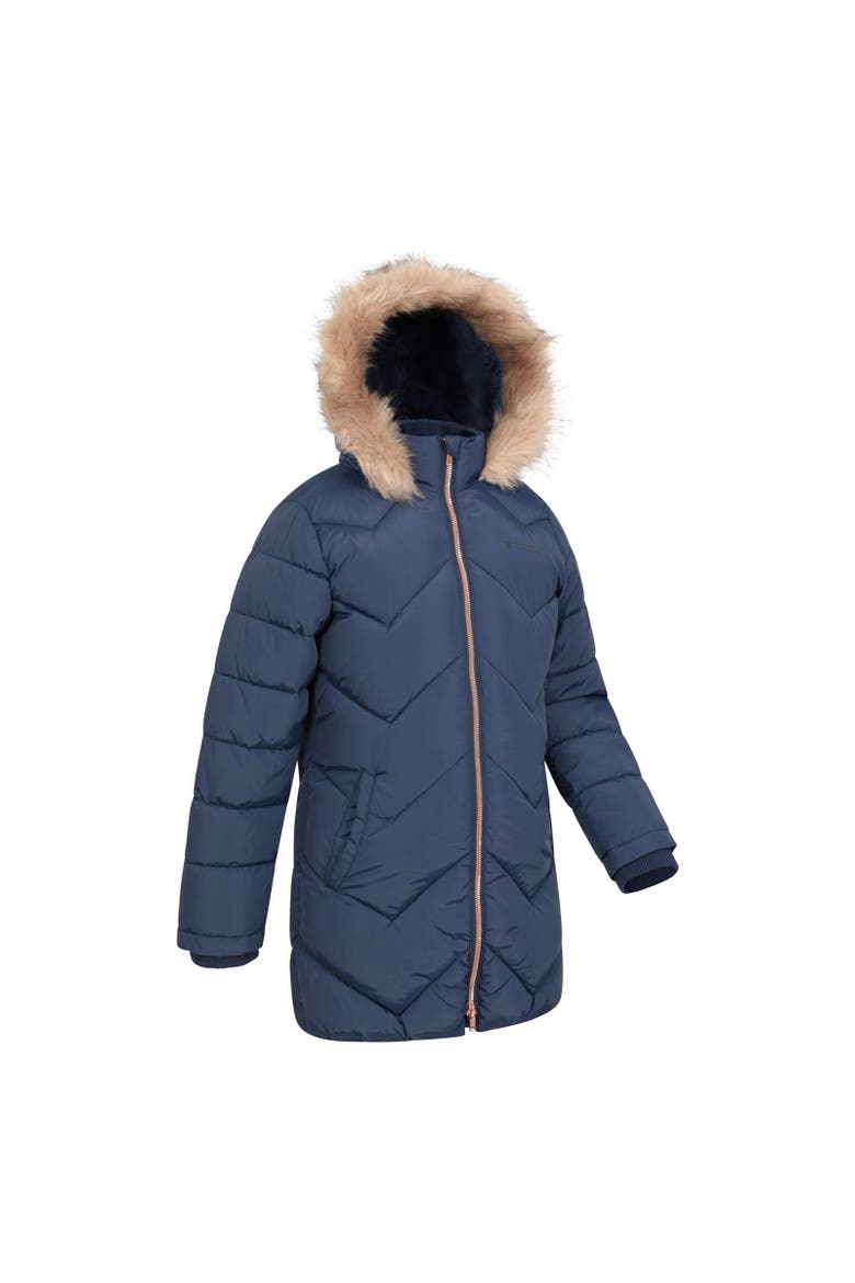 Childrens/kids Galaxy Water Resistant Padded Jacket, Alternate, color, Navy