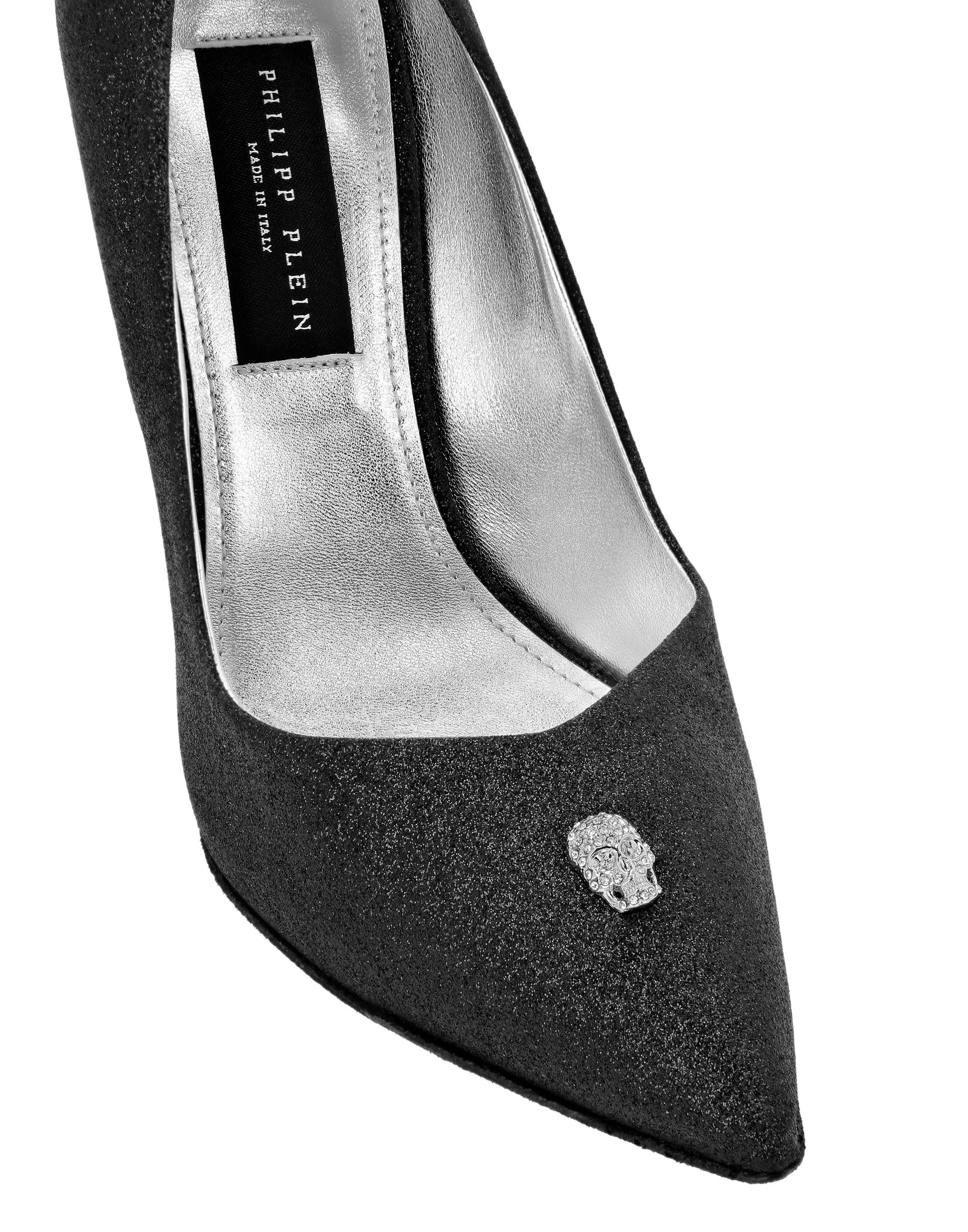 PHILIPP PLEIN Glitter Decollete Pumps Women, Alternate, color, Black