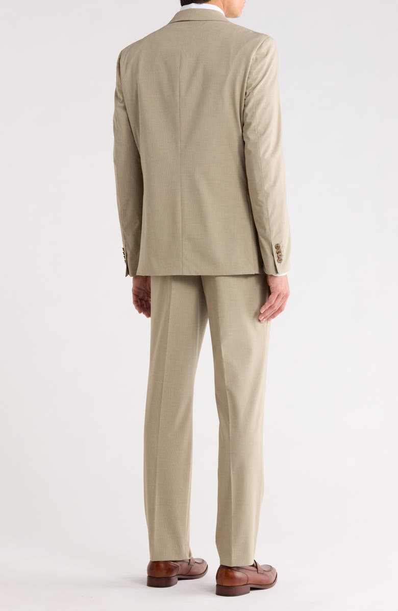 SAVILE ROW CO Micro Check Suit, Alternate, color, Olive
