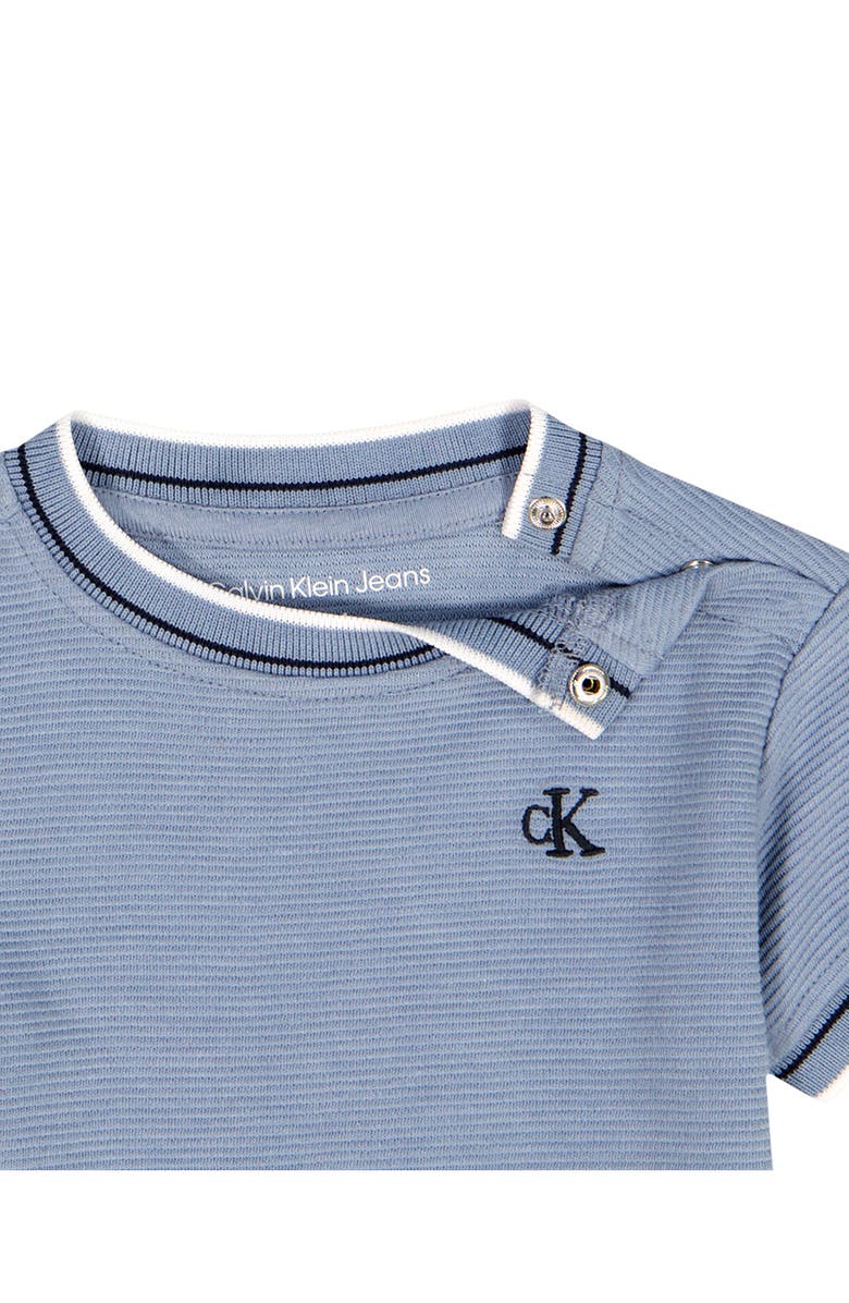 Calvin Klein Knit Top and Shorts Set, Alternate, color, Blue