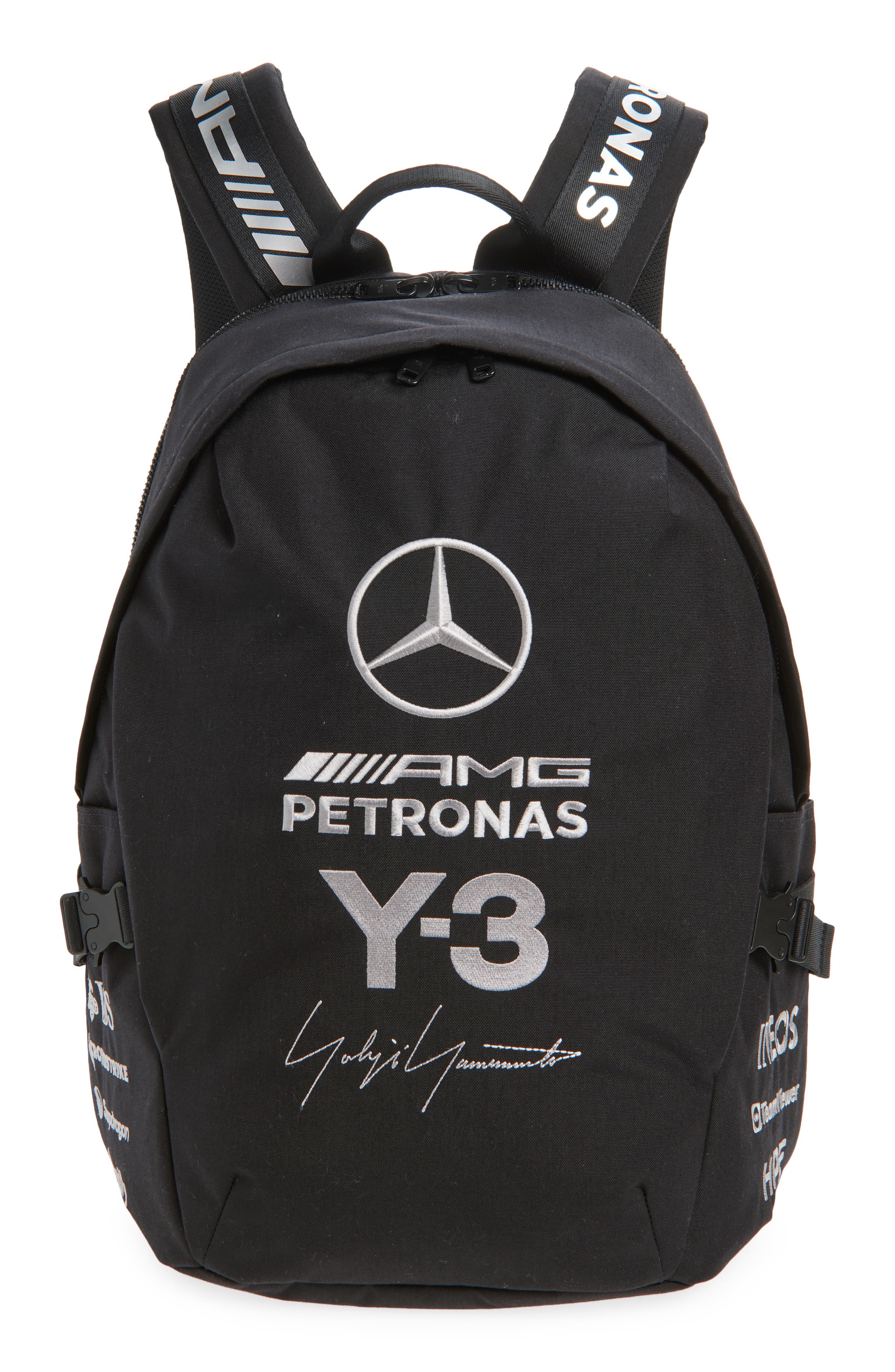 Y-3 Mercedes - AMG Petronas Formula 1 Backpack, Main, color, Black