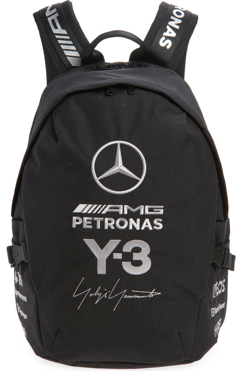 Y-3 Mercedes - AMG Petronas Formula 1 Backpack, Main, color, Black