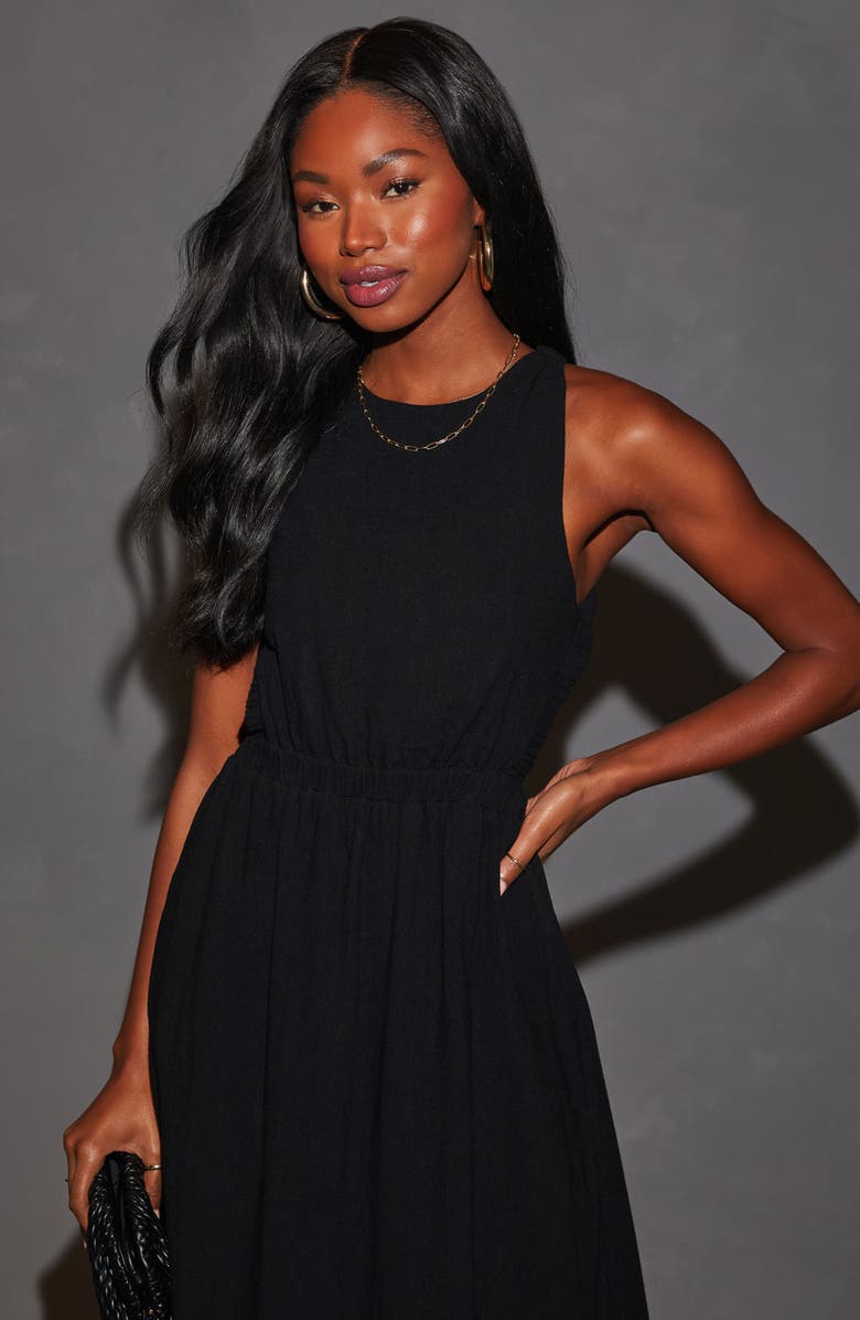 VICI Collection Alma Sleeveless A-Line Dress, Alternate, color, 