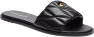 COACH Quilted Flat Slide Sandal