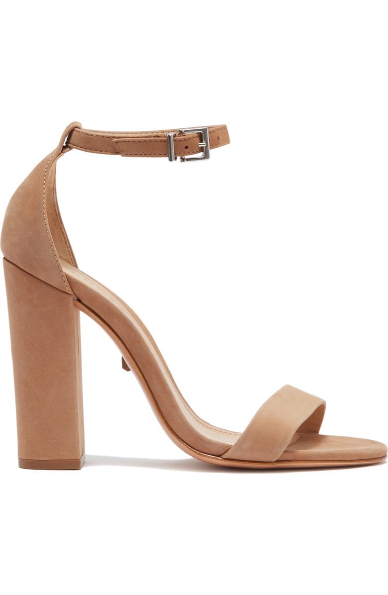 Schutz Enida Suede Block Heel Sandal, Alternate, color,