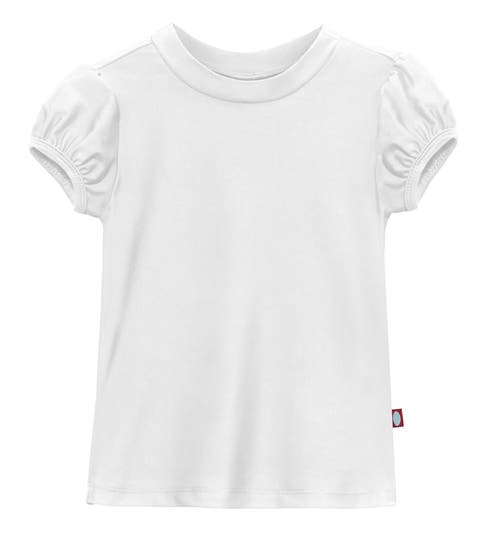 Girls UPF 50+ Puff Sleeve Rashguard