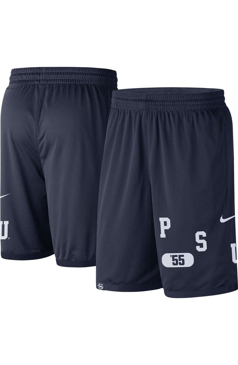 Nike Men's Nike Navy Penn State Nittany Lions Wordmark Performance Shorts, Alternate, color,