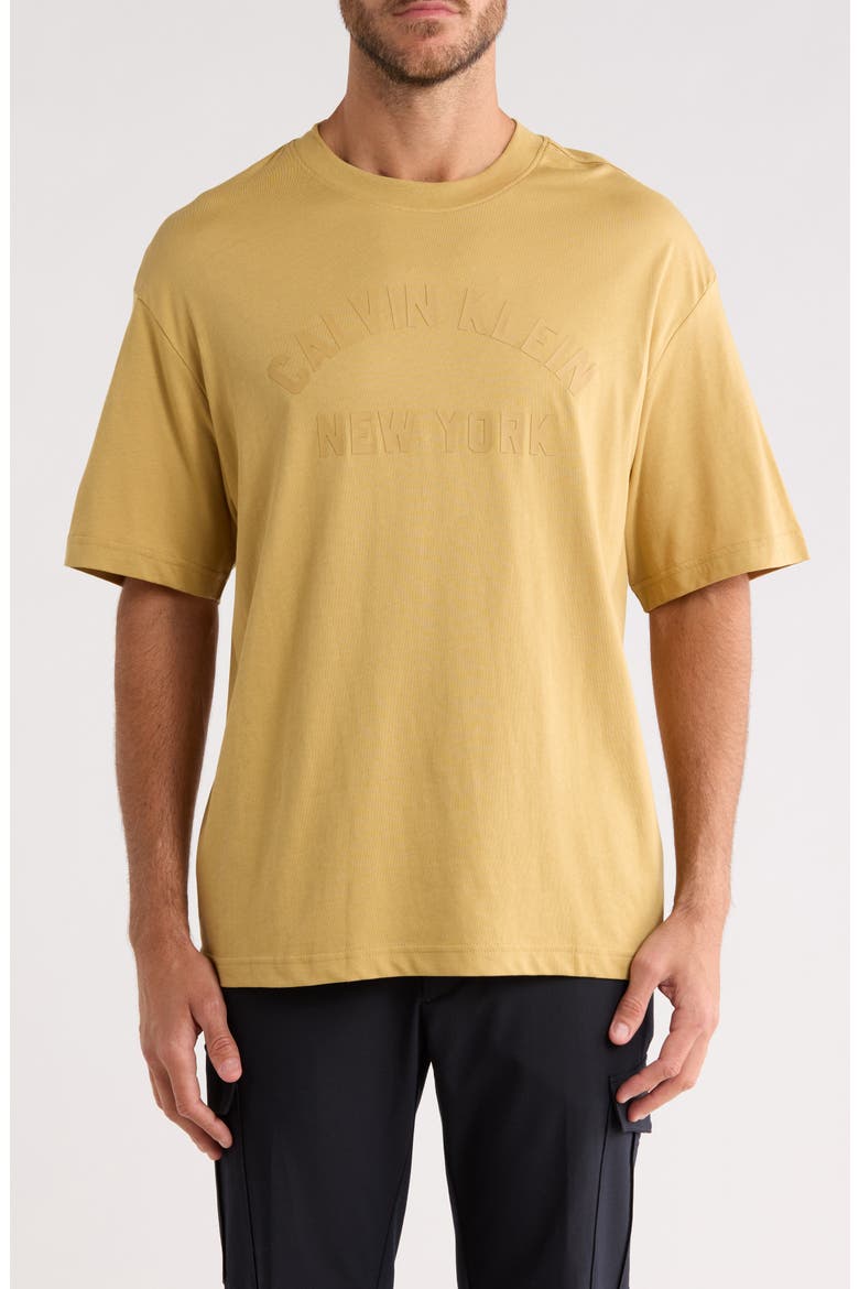 Relaxed Arch Logo Cotton T-Shirt, Main, color, ANTELOPE