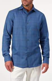 STUDIO GARNET LOS ANGELES Textured Cotton Button-Up Shirt