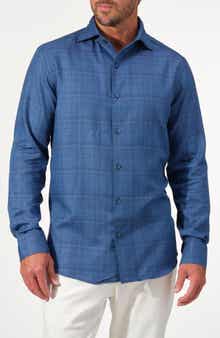 STUDIO GARNET LOS ANGELES Textured Cotton Button-Up Shirt