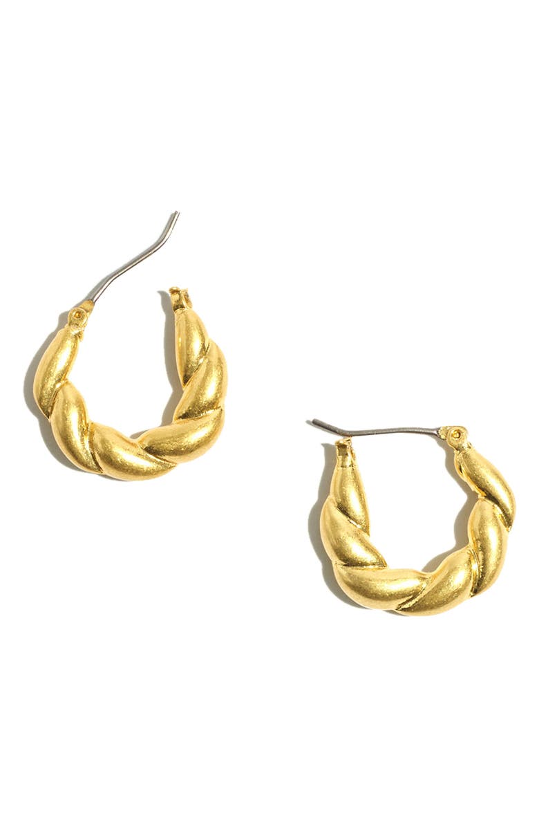 Madewell Puff Hoop Earrings, Main, color,