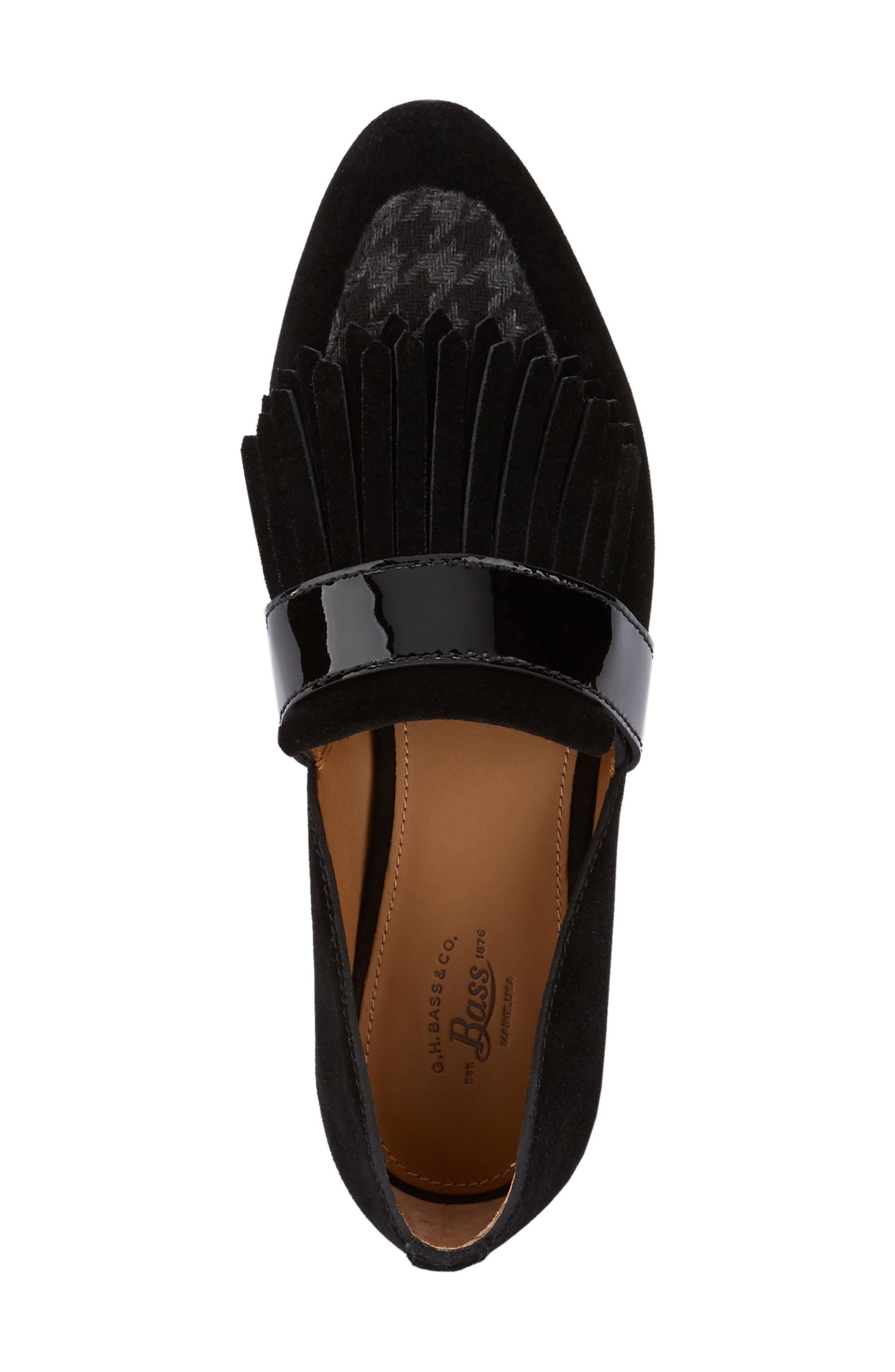 G.H. Bass & Co. 'Harlow' Kiltie Leather Loafer, Alternate, color, 