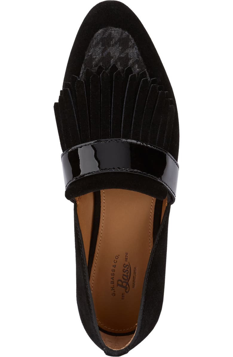 G.H. Bass & Co. 'Harlow' Kiltie Leather Loafer, Alternate, color,